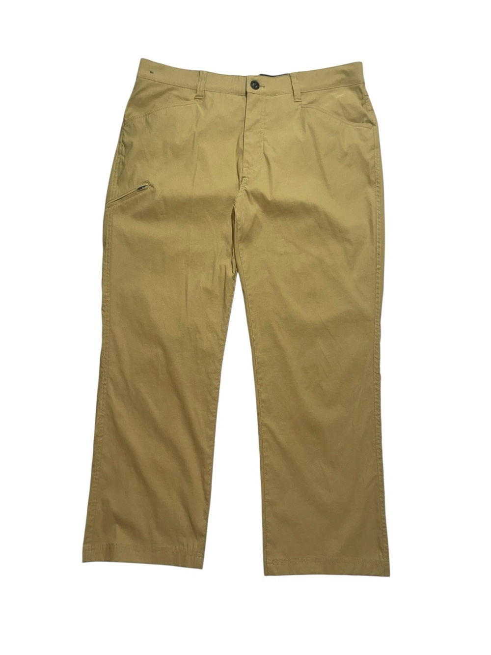 Men’s Orvis Tech Pants Tan Sz 38 29 EUC Waterproof Stretch